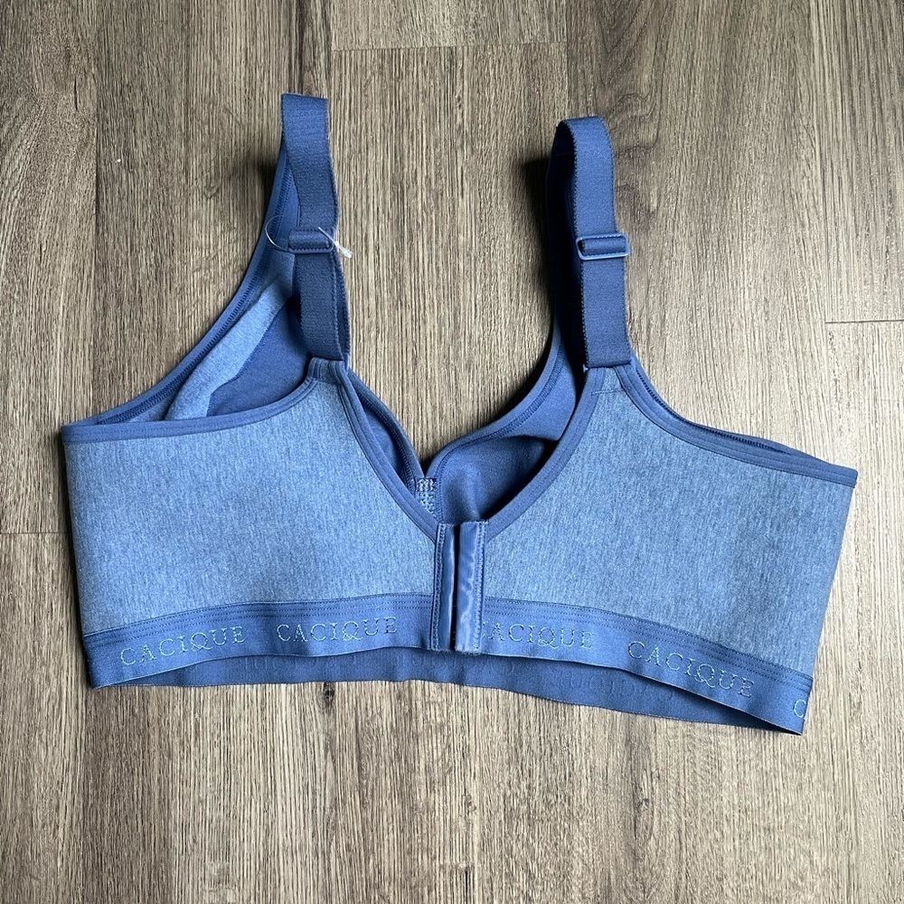 Cacique Heather Blue Bra - Picture 2 of 4